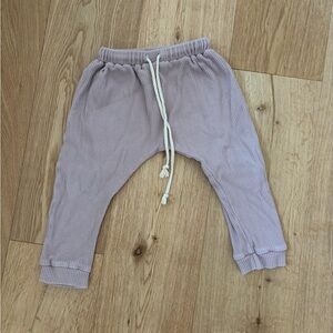 Kindly rose ribbed sweat pants with drawstring 3T
